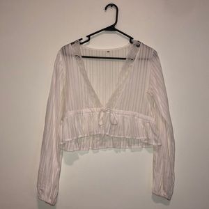 white lace blouse